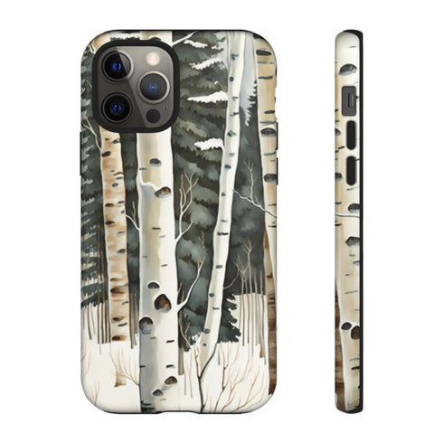 Winter Aspen Trunks - Impact Resistant Phone Case